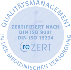 Zertifiziert nach DIN ISO 9001 & DIN ISO 15224 reZERT